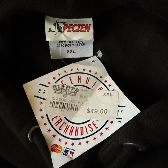 NWT San Francisco Giants XXL Men's Hoodie MLB Specien Classic Logo Dugout Store - Picture 2 of 7